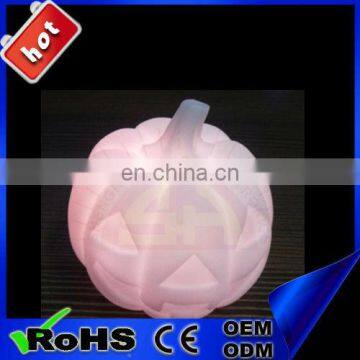 Vinyl promotion LED colorful Halloween pumpkins for toy