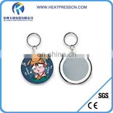 fashion desin 58mm mirror keychain