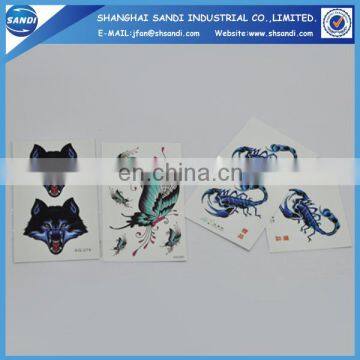 Custom Colorful Logo Body Permanent Tattoo Sticker photo-2