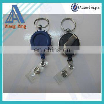 specialized in 25mm retractable metal key ring ,key retractable reel ring