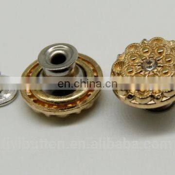 wholesales manufacturer metal coat button, removable shank metal diamond shaped button for jeans