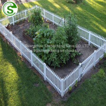 Customizable White Vinyl Picket Fence Garden Fence Pvc Fence Panels