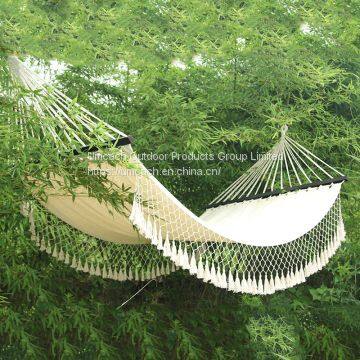 Lace Tassels Canvas Hammock with Size 200*150cm