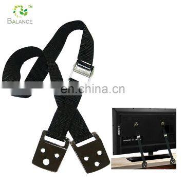 Furniture wall straps baby safety anti tip strap for TV nylon safety strap