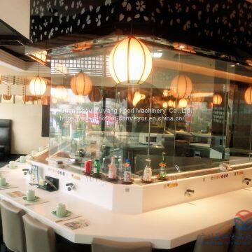 Sushi train conveyor belt stainless steel conveyor belt sushi rotary conveyor belt