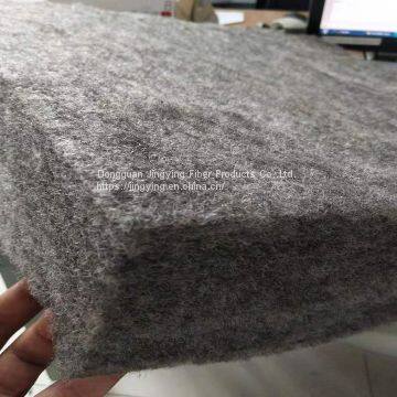 China supplier supply 50MM gray Polyester material R value heat sound insulation material