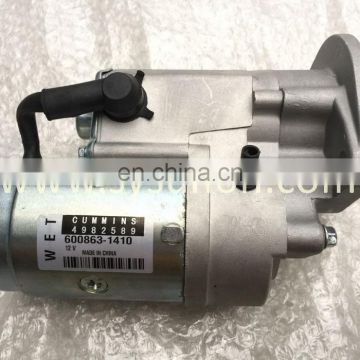 Genuine QSB3.3 diesel engine 12V Starting motor 4982589 6008631410 C6008-63-1410 Starter motor