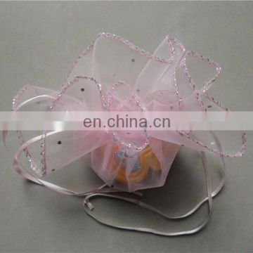 Popularly liked organza round drawstring wraps