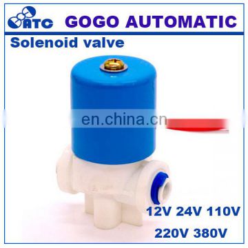 plastic micro solenoid valve dc24v