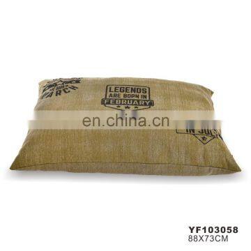 Fuzzy Soft Warm Cozy Canvas Dog Bed