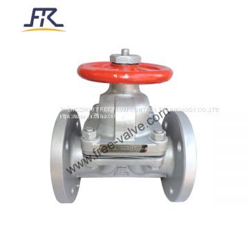 NPS2 Fluorine PFA Lined Straight Diaphragm Valve