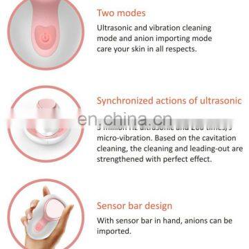 New 2019 Hot Sale Facial Beauty Device Anion Beauty Device Silicone Face Brush Machine photo-5