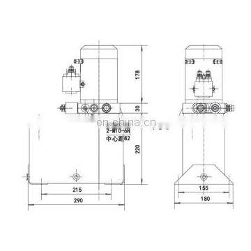 CHINA Cheap Electric Stacker 20MPa DC 24 Volt Hydraulic Power Pack Units for Electric Stacker photo-2