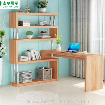 Office Desk Home Furniture Studying Desk Writing Table for Student With Bookshelf photo-2