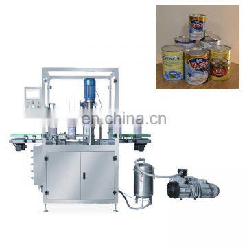 FGZK-A01 metal tins sealing machine vacuum nitrogen seaming cans equipment