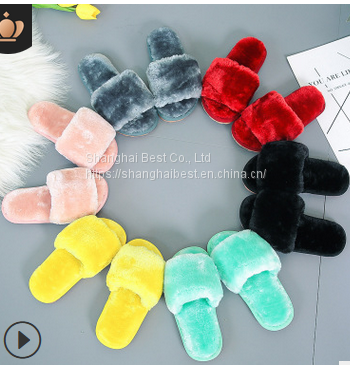 Wool slippers parent child children's home cotton slippers for men and women