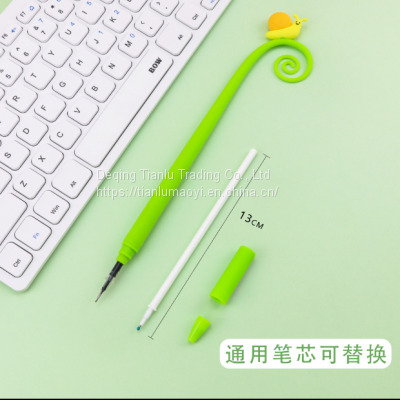 Creative Soft Silicone Gel Gel Gel Pen Cartoon Gift Pen for Children's Day photo-3