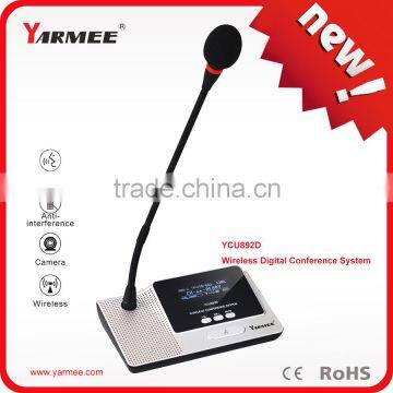 Yarmee YCU892 high quality professional wireless microphone sysytem with OLED panel display