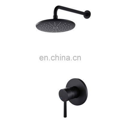 HM016 RAINFALL SHOWER SET bathroom hotel bath wall mount rainfall shower mixer faucets sets