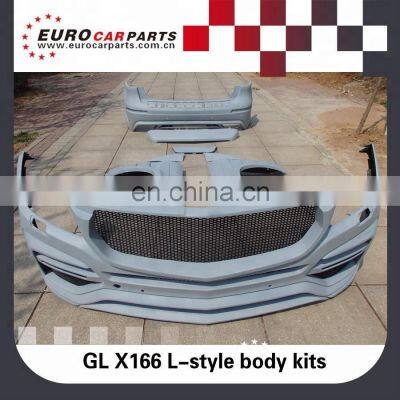 X166 Body Kits Fit for GL-CLASS X166 Style GL63 Body Kits for GL X166