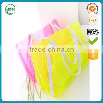 Colorful Pvc Plastic Bag With Handles photo-4