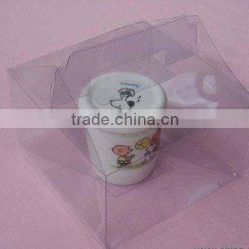 Manufacture high quality transparent pvc plastic packaging box with custom design