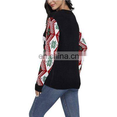 Wholesale Custom Letter Women Ugly Christmas Sweater photo-2