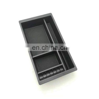 Interior Accessories Parts Silicone Armrest Rest Storage Box Center Control Console Organizer Tray For Gmc Sierra 1500 2014-2019 photo-4