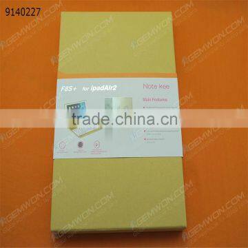 Bluetooth Keyboard for IPad Air2,Black Aluminum Automatic Connection Bluetooth Keyboard With 7 Color Backlight photo-4