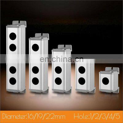 16mm/19mm/22mm Waterproof Aluminium Alloy Metal Push Button Switch Box With Outdoor Power Control Box photo-3