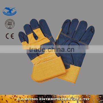 10.5" cowhide furniture leather working gloves manufacture made in china LG029