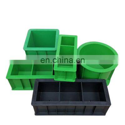 ABS plastic black/green Concrete test cube mould concrete plastic mold