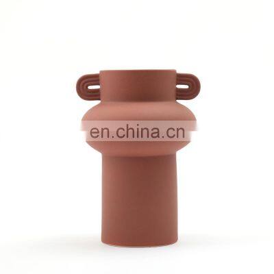 Home Decor Retro Roman Antique Two Side Amphora Ceramic Vase photo-4