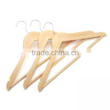 Good Quality Cloth Garment Top Shirt Wooden Clothes Hanger photo-3