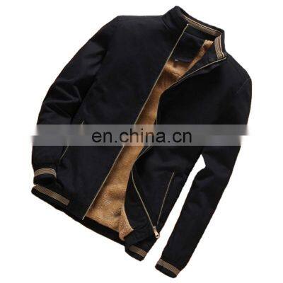 Fashion Mens Fleece Jackets Pilot Bomber Jacket Winter Warm Male Hip Hop Slim Fit Plus Size Jacket Coat Outerwear Clothing