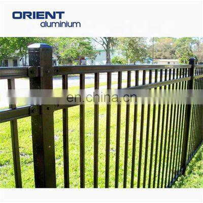 Top selling  Spear Type Powder Coated Decorative Modern Design  Metal Aluminum Garden Fencing