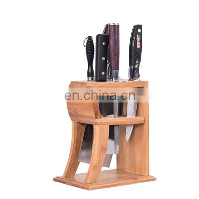 Multi function storage rack for household bamboo cutting tools