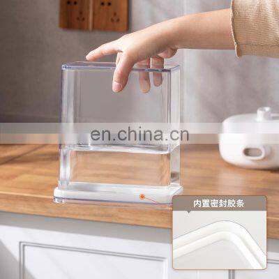 Food Storage container Refrigerator Organizer Storage box air-tight Stackable Plastic box with lid