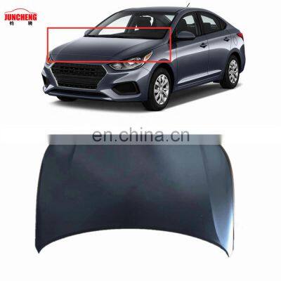 High quality Car bonnet hood for  HYUN-DAI ACCENT 2018 2019  Car Body Parts OEM66400-H6000