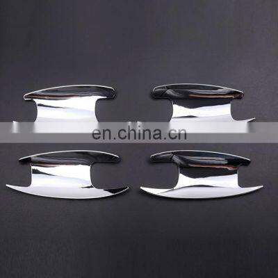 For Mercedes Benz W213 E Class 2016 2017 W205 C-class GLC X253 ABS Chrome Polish Silver Door Bowl Cover Trim Car Accessories