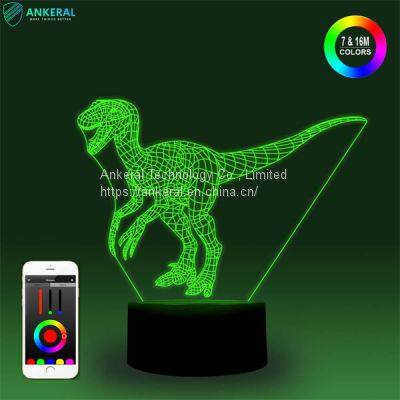 Create An Amazing Dinosaur 3d Led Night Light You Can Be Proud Of