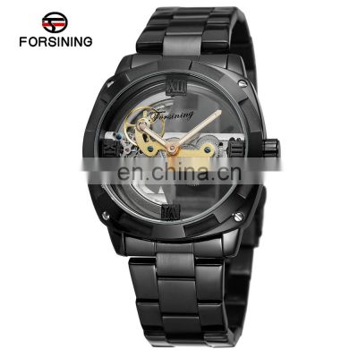 FORSINING 207 Men Automatic Mechanical Casual  High Quality Watch Band Stainless Steel