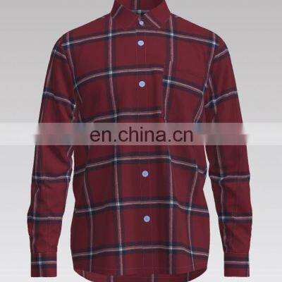 Best Sale 100% Cotton Yarn Dyed Flannel Check Design Two Colorway photo-2