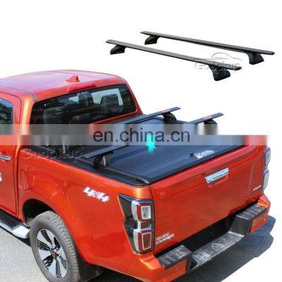 4x4 Adjustable steel Car Roof Rail Rack tonneau cover Cross Bar for  f150 Dmax hilux ranger t6 t7 t8