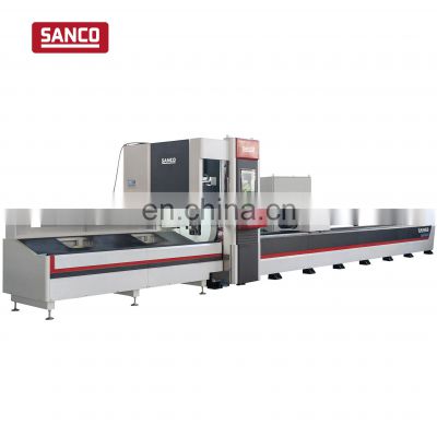 Automatic laser pipe cutting machine H beam C steel profile tube 1500w tube laser cutting machine