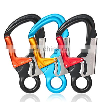 JRSGS New Design CE Mountain Climbing Wwivel Clip Snap Safety Hook Clip Hook Aluminum 35KN Carabiner S7110TN