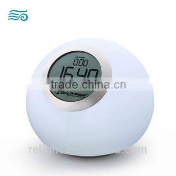 Color Changing LED Night Light With Clock Display Stand and Alarm Clock Function photo-5