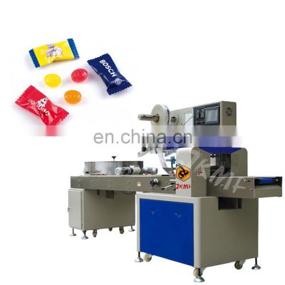 Industrial High Speed Automatic Candy Flow Packaging Machine Hard Candy Bar Lollipop Cotton Candy Pillow Packing Machine