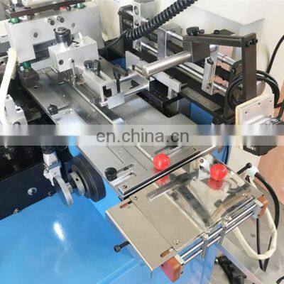 US4000D Computer Automatic Hot & Cold Garment Polyester Satin Cutting and Folding Machine, Textile Fabric Wash Care Label Cutter photo-4
