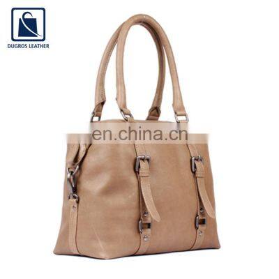 Wholesale Premium Quality Custom Genuine Leather Fashion Lady Handbag